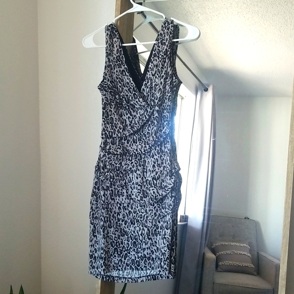 Animal print dress